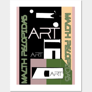 Malth Pelopidas ephemeral concretist art Posters and Art